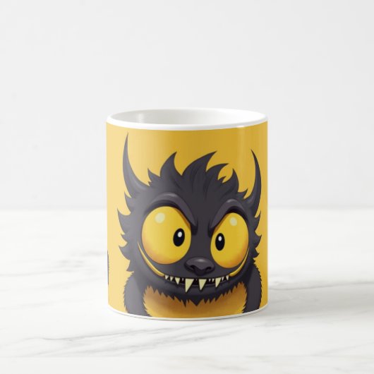 Schwarzes Monster Kaffeetasse (Mittel)