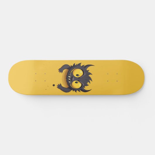 Schwarzes Monster Skateboard (Horizontal)