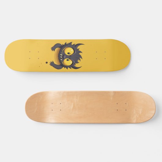 Schwarzes Monster Skateboard (Horizontal)
