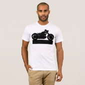 Schwarzes Motorrad T-Shirt (Vorne ganz)
