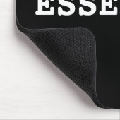 Schwarzes Mouse-Pad, das als wesentlich gilt Mousepad (Ecke)