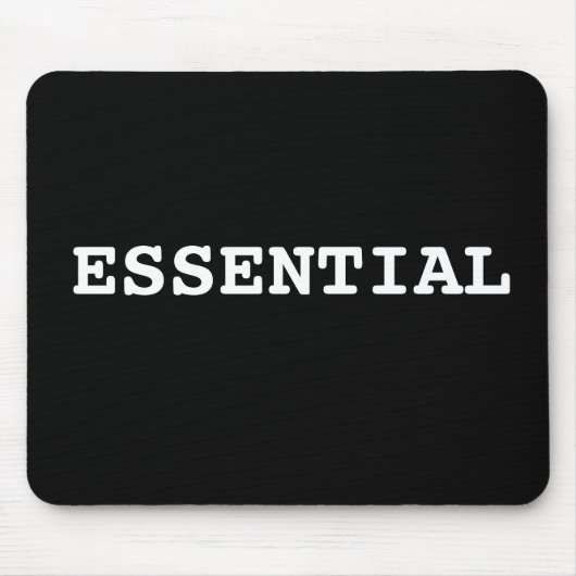 Schwarzes Mouse-Pad, das als wesentlich gilt Mousepad (Vorne)