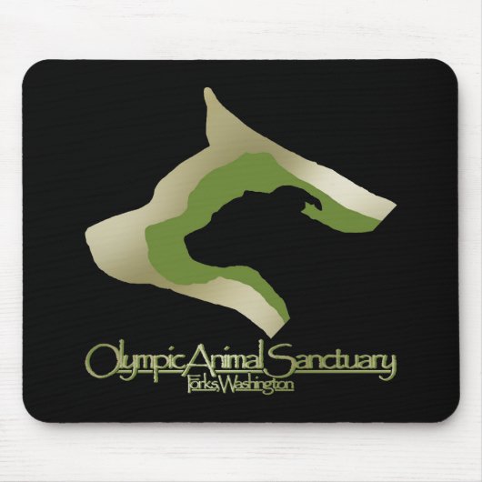 Schwarzes Mousepad (Vorne)