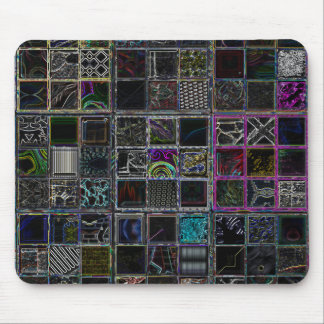 Schwarzes Mouspad mit buntem Akzent Mousepad