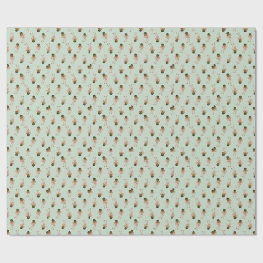 Schwarzes Muster Kodaks Geschenkpapier (Flach)