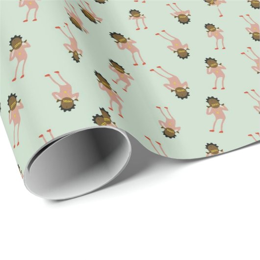 Schwarzes Muster Kodaks Geschenkpapier (Rolleneckpunkt)