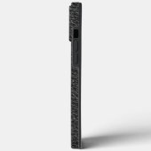 Schwarzes Muster Snakeskin Case-Mate iPhone Hülle (Rückseite / Links)