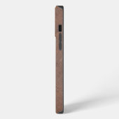 Schwarzes Muster Snakeskin iPhone Hülle (Linke Seite)
