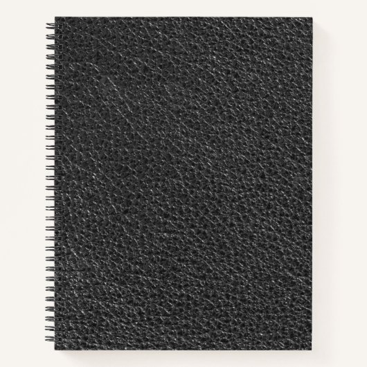 Schwarzes Muster Snakeskin Notizblock (Vorderseite)