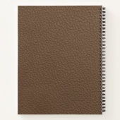 Schwarzes Muster Snakeskin Notizblock (Rückseite)