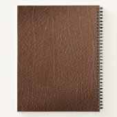Schwarzes Muster Snakeskin Notizblock (Rückseite)