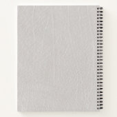 Schwarzes Muster Snakeskin Notizblock (Rückseite)