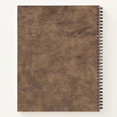 Schwarzes Muster Snakeskin Notizblock (Rückseite)