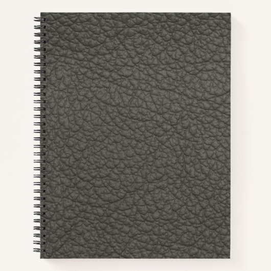 Schwarzes Muster Snakeskin Notizblock (Vorderseite)