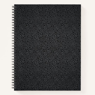 Schwarzes Muster Snakeskin Notizblock