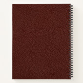 Schwarzes Muster Snakeskin Notizblock (Rückseite)
