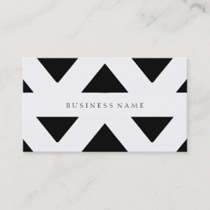 Schwarzes Muster Visitenkarte