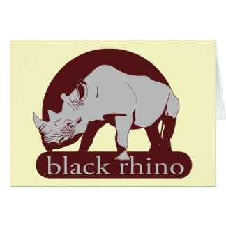 schwarzes Nashorn