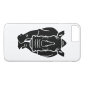 Schwarzes Nashorn Case-Mate iPhone Hülle (Rückseite (Horizontal))