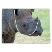 Schwarzes Nashorn Große Geschenktüte (Vorderseite)