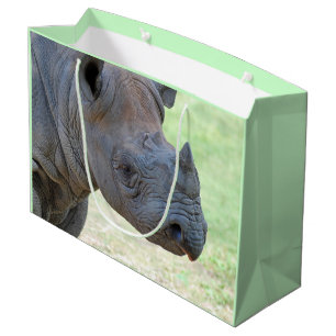 Schwarzes Nashorn Große Geschenktüte