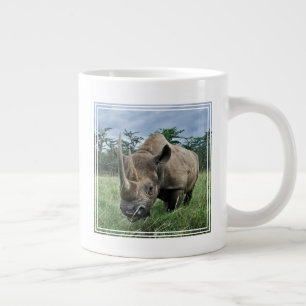 Schwarzes Nashorn   Kenia Jumbo-Tasse