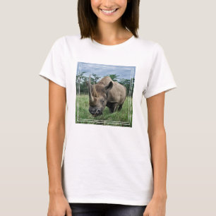 Schwarzes Nashorn Kenia T-Shirt