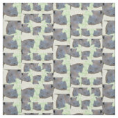 Schwarzes Nashorn Stoff (Muster)