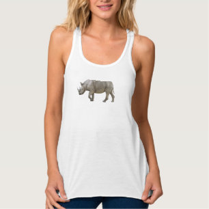 Schwarzes Nashorn Tank Top