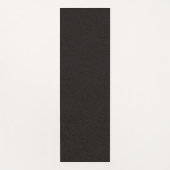 Schwarzes Naturkork-Barken-Blick-Holz-Korn Yogamatte (Vorderseite)