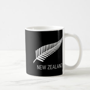 Schwarzes Neuseeland-Farn-Hemd Herren Schwarz Stol Kaffeetasse