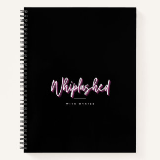 Schwarzes Notebook Notizblock
