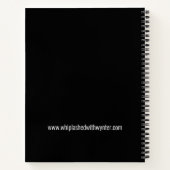 Schwarzes Notebook Notizblock (Rückseite)