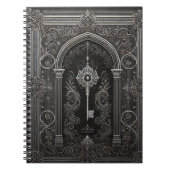 Schwarzes Notebook Notizblock (Vorderseite)