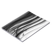 Schwarzes Notizbuch des Feuer-III durch Künstler Notizblock (Linke Seite)