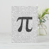 Schwarzes Number pi day mathematical symbol (Stehend Vorderseite)
