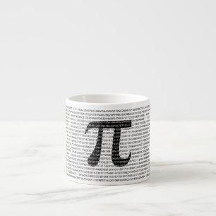 Schwarzes Number pi day mathematical symbol Espressotasse