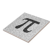 Schwarzes Number pi day mathematical symbol Fliese (Seite)
