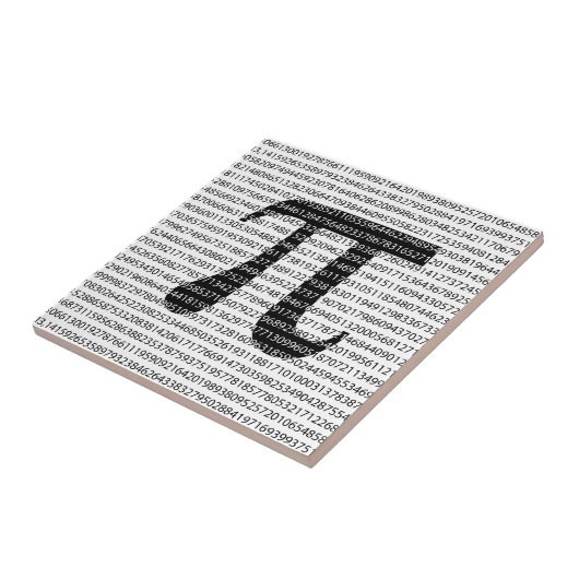 Schwarzes Number pi day mathematical symbol Fliese (Seite)