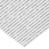 Schwarzes Number pi day mathematical symbol Kurzer Tischläufer (Ecke)