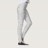 Schwarzes Number pi day mathematical symbol Leggings (Rechts)