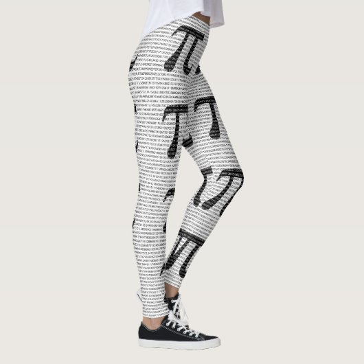 Schwarzes Number pi day mathematical symbol Leggings (Rechts)
