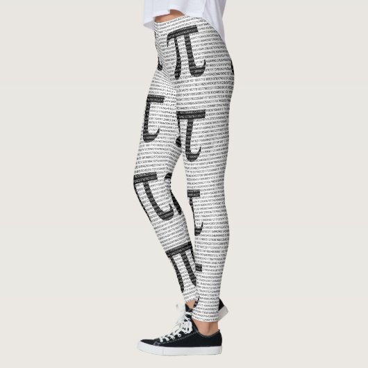 Schwarzes Number pi day mathematical symbol Leggings (Links)