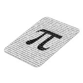 Schwarzes Number pi day mathematical symbol Magnet (Linke Seite)