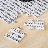 Schwarzes Number pi day mathematical symbol Puzzle (Seite)