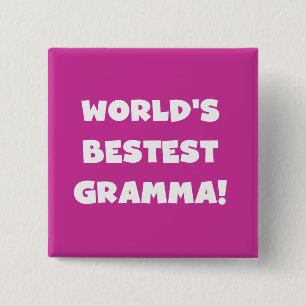 Schwarzes oder Weiß des Gut-est Gramma der Welt Button