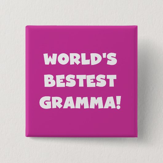 Schwarzes oder Weiß des Gut-est Gramma der Welt Button (Vorderseite)