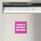 Schwarzes oder Weiß des Gut-est Gramma der Welt Magnet (In Situ (Geschirrspüler))