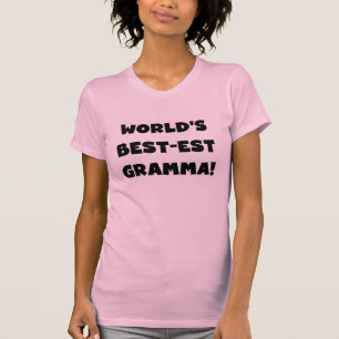Schwarzes oder Weiß des Gut-est Gramma der Welt T-Shirt