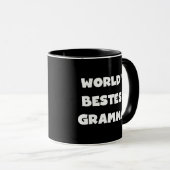 Schwarzes oder Weiß des Gut-est Gramma der Welt Tasse (VorderseiteRechts)